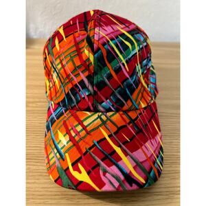 Magid Hats vibrant abstract multi-color patterned baseball cap Unisex Adjustible